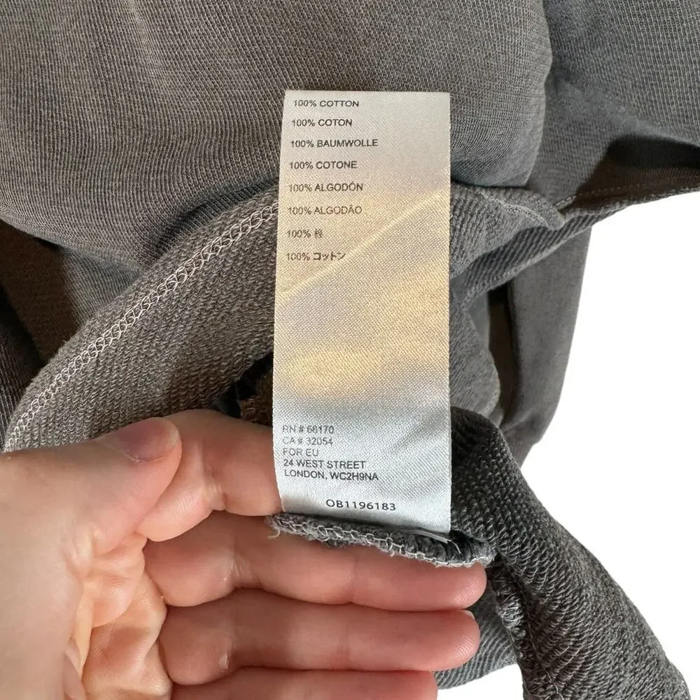 Anthropologie Pilcro Flynn Hoodie Charcoal Gray Hooded‎ Sweatshirt XS